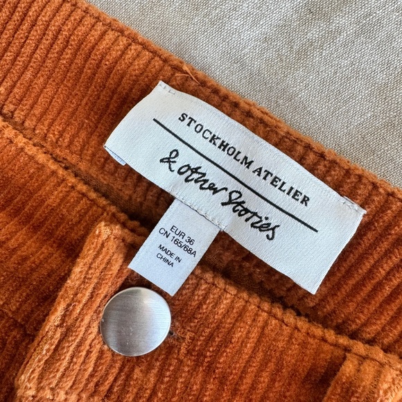 & Other Stories Corduroy Flared Pants - Picture 7 of 11